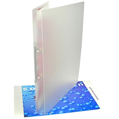 Image of Polypropylene Ring Binder (Frosted Clear)