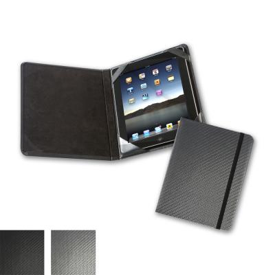 Image of Carbon Fibre Texture  Notebook Style iPad or Tablet Case