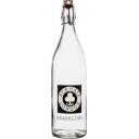 Image of 1 Litre Round White Cap Swing Top Bottle