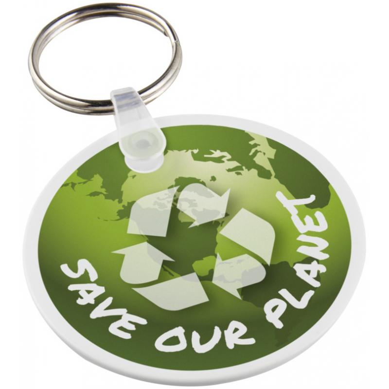 Image of Tait Circle-Shaped Recycled Keychain